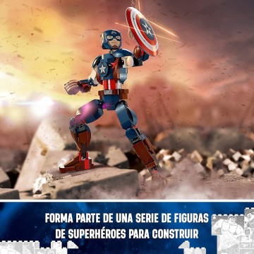 LEGO MARVEL FIGURA PARA CONSTRUIR: CAPITAN AMERICA