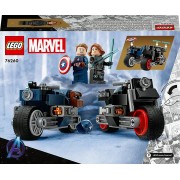 LEGO MARVEL MOTOS DE VIUDA NEGRA Y EL CAPITAN AMERICA