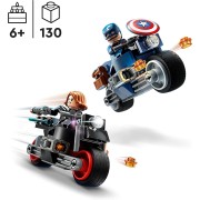 LEGO MARVEL MOTOS DE VIUDA NEGRA Y EL CAPITAN AMERICA