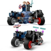 LEGO MARVEL MOTOS DE VIUDA NEGRA Y EL CAPITAN AMERICA