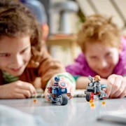 LEGO MARVEL MOTOS DE VIUDA NEGRA Y EL CAPITAN AMERICA