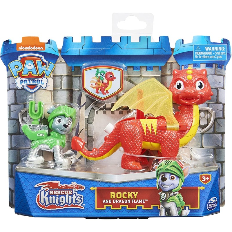 PAW PATROL RESCUE KNIGHTS DRAGON CACHORROS CABALLEROS