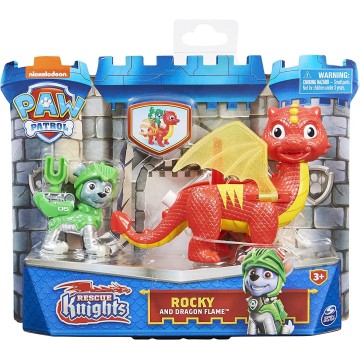 PAW PATROL RESCUE KNIGHTS DRAGON CACHORROS CABALLEROS