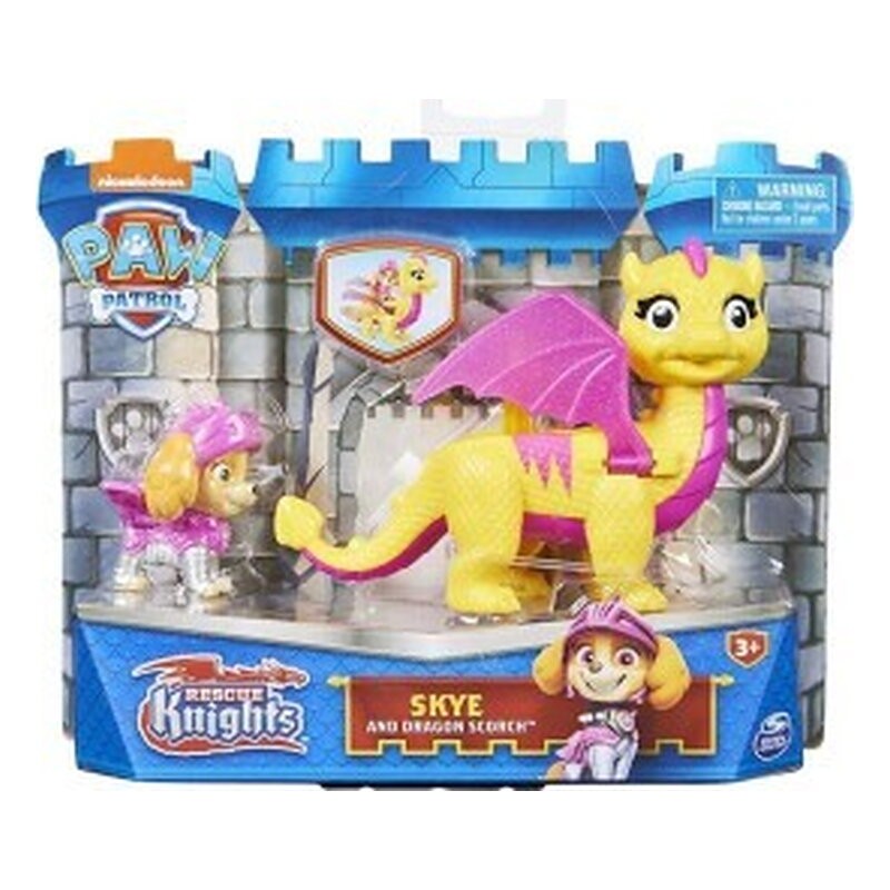 PAW PATROL RESCUE KNIGHTS DRAGON CACHORROS CABALLEROS