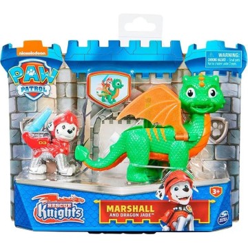 PAW PATROL RESCUE KNIGHTS DRAGON CACHORROS CABALLEROS