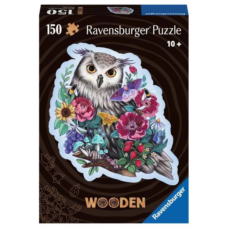 Puzzle - 150 Búho Madera