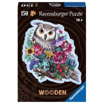 Puzzle - 150 Búho Madera