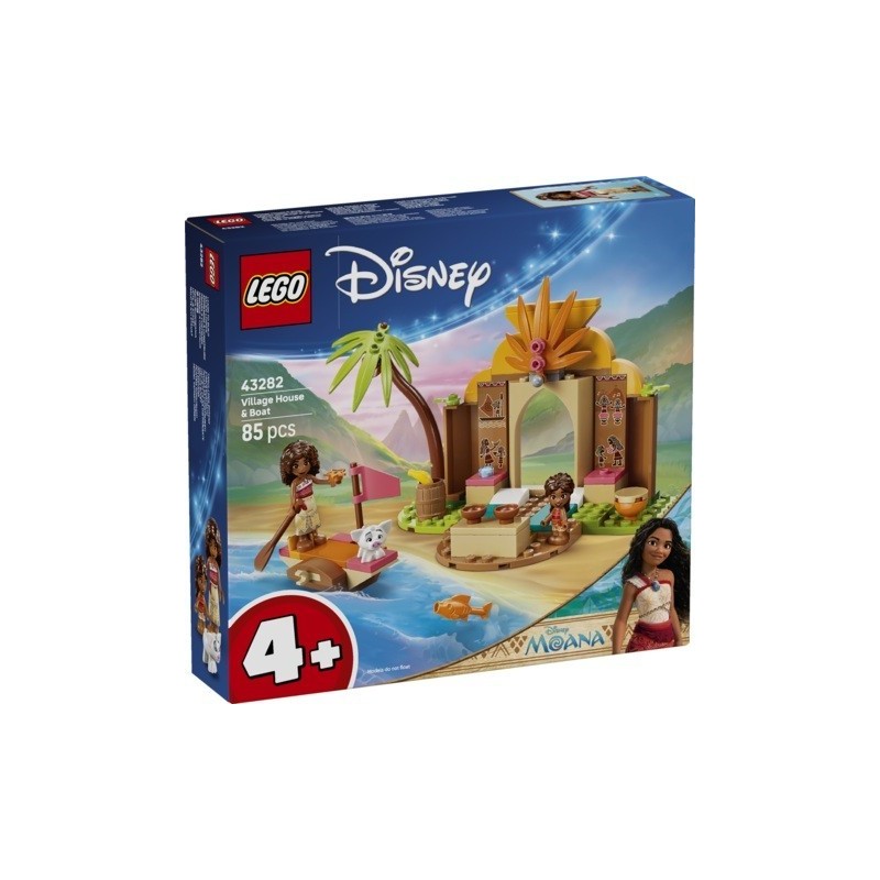 LEGO DISNEY - CASA DE LA ALDEA Y BARCO MOANA