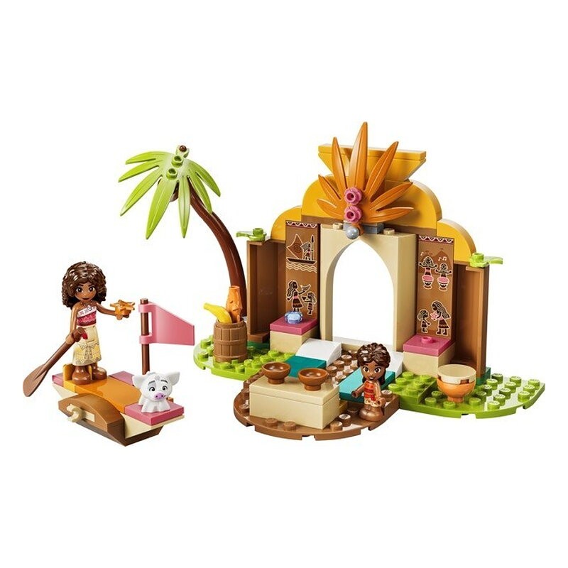 LEGO DISNEY - CASA DE LA ALDEA Y BARCO MOANA
