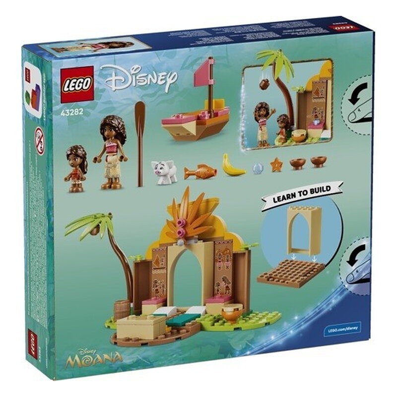 LEGO DISNEY - CASA DE LA ALDEA Y BARCO MOANA