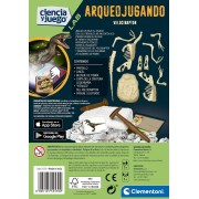 ARQUEOJUGANDO VELOCIRAPTOR FLUORESCENTE