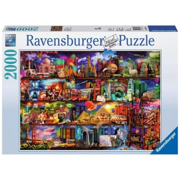 Puzzle 2000 pz: El Mundo De Los Libros
