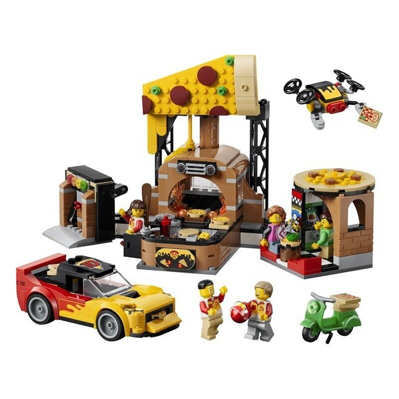 LEGO CITY - EXPERIENCIA DE PIZZA A DOMICILIO CON VEHICULOS