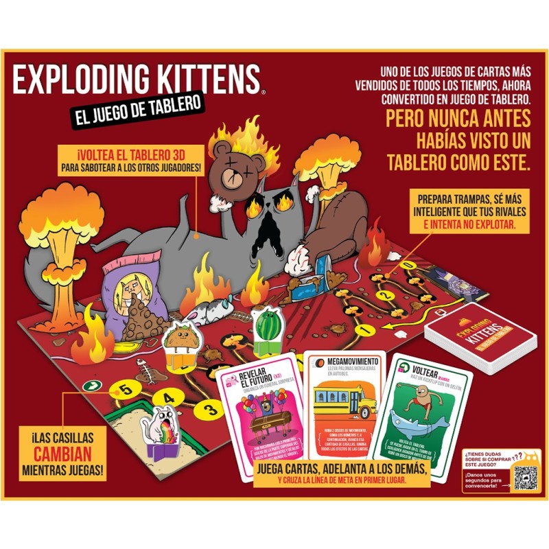 EXPLODING KITTENS - EL JUEGO DE TABLERO