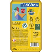 Tangram De Madera En Caja De Metal