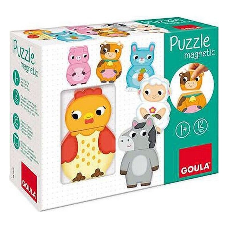 PUZZLE MAGNETICO INTERCAMBIABLE GRANJA
