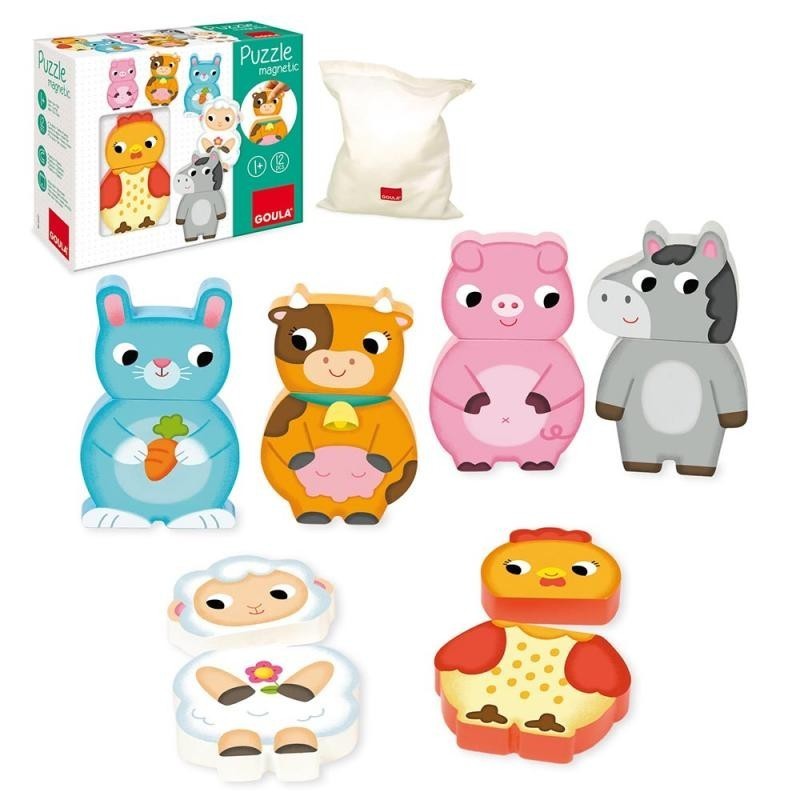 PUZZLE MAGNETICO INTERCAMBIABLE GRANJA