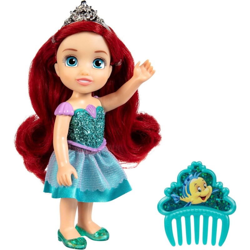 PRINCESAS DISNEY & FROZEN - SURTIDO MUÑECAS 15 CM + PEINE