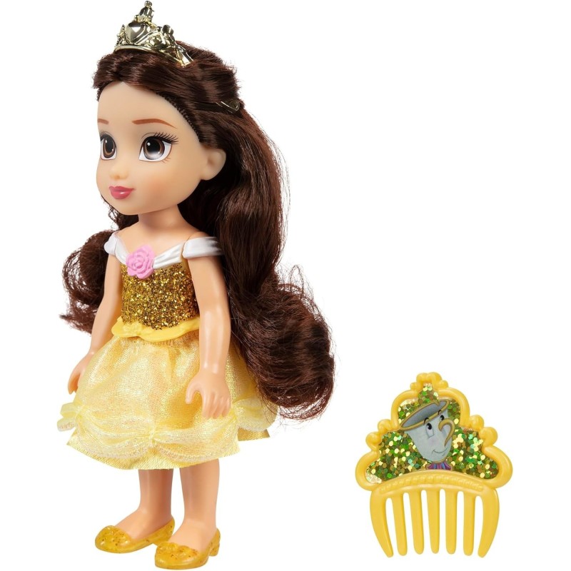 PRINCESAS DISNEY & FROZEN - SURTIDO MUÑECAS 15 CM + PEINE