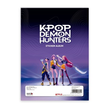 KPOP DEMON HUNTER - STARTER PACK ALBUM + 2 SOBRES + POSTER NETFLIX