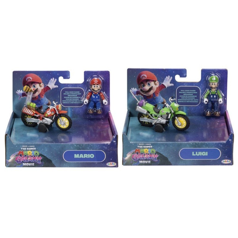 SUPER MARIO GALAXI - SURTIDO DE VEHICULOS CON FIGURA EXTRAIBLE