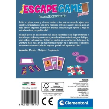 ESCAPE GAME POCKET - LA ESCUELA ABANDONADA