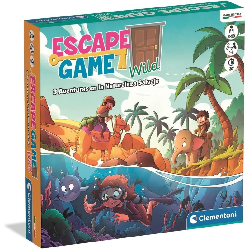 ESCAPE GAME WILD - 3 AVENTURAS EN LA NATURALEZA SALVAJE