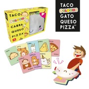 TACO, PELUCHE, CABRA, QUESO, PIZZA