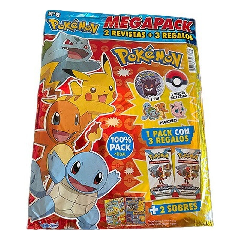 (PREPEDIDO) POKÉMON MEGAPACK MAGAZINE Nº 8