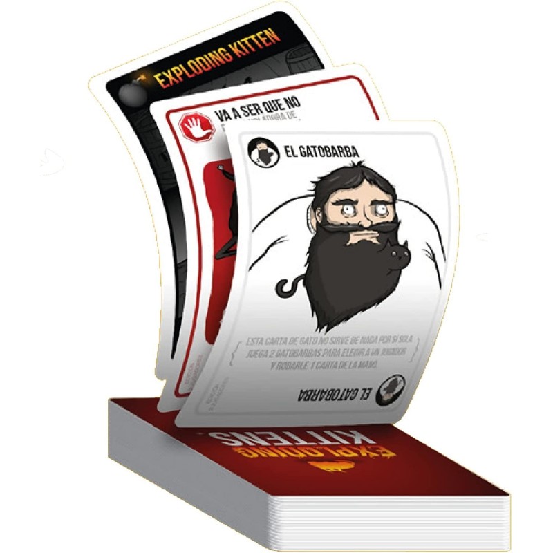 EXPLODING KITTENS EDICIÓN 2 JUG.