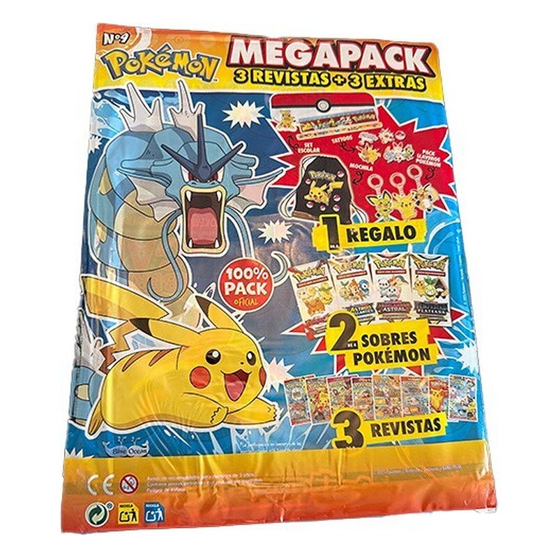 (PREPEDIDO) POKÉMON MEGAPACK MAGAZINE Nº 9
