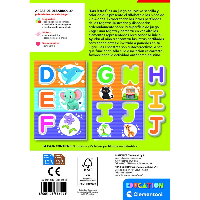 EDUCATION CLEMENTONI - POCKET APRENDO LAS LETRAS