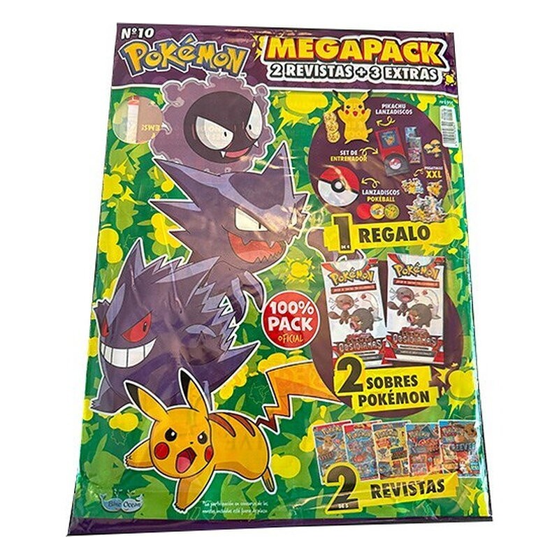 (PREPEDIDO) POKÉMON MEGAPACK MAGAZINE Nº 10