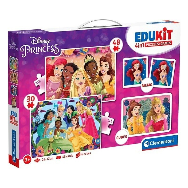 EDUKIT 4 EN 1 PRINCESAS DISNEY