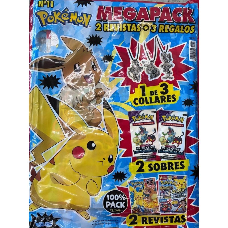 (PREPEDIDO) POKÉMON MEGAPACK MAGAZINE Nº 11