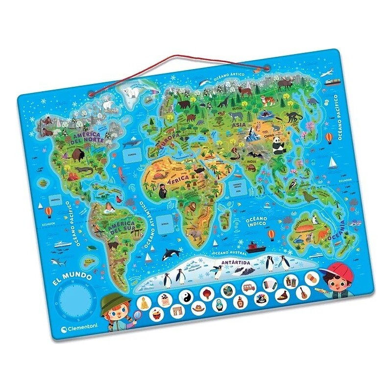 EDUCATION CLEMENTONI - PUZZLE MAGNETICO EL MUNDO