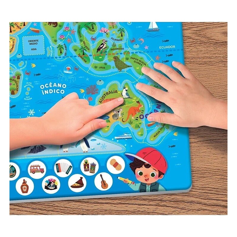 EDUCATION CLEMENTONI - PUZZLE MAGNETICO EL MUNDO