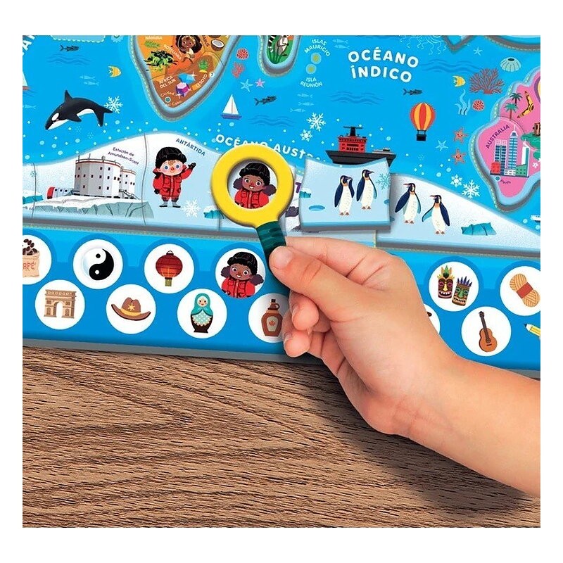 EDUCATION CLEMENTONI - PUZZLE MAGNETICO EL MUNDO