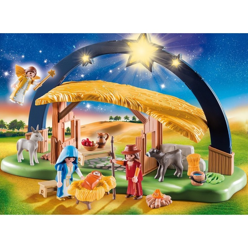 BELEN CON LUZ PLAYMOBIL