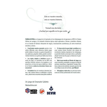 Fabula Ultima - Libro básico