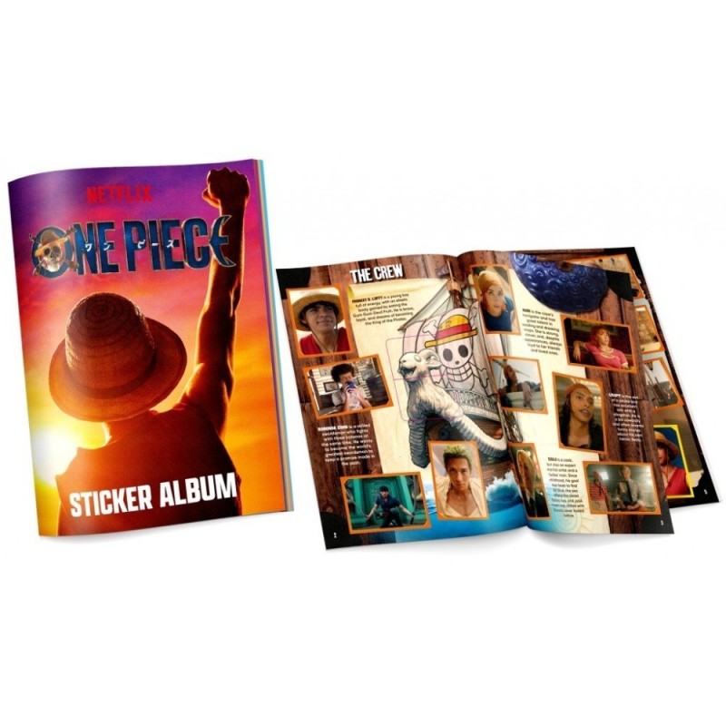 ONE PIECE - STARTER PACK ALBUM + 2 SOBRES NETFLIX