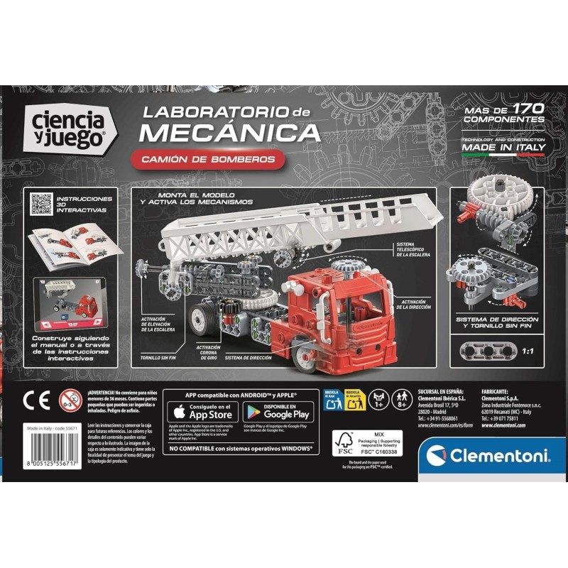 LABORATORIO DE MECANICA - CAMION DE BOMBEROS