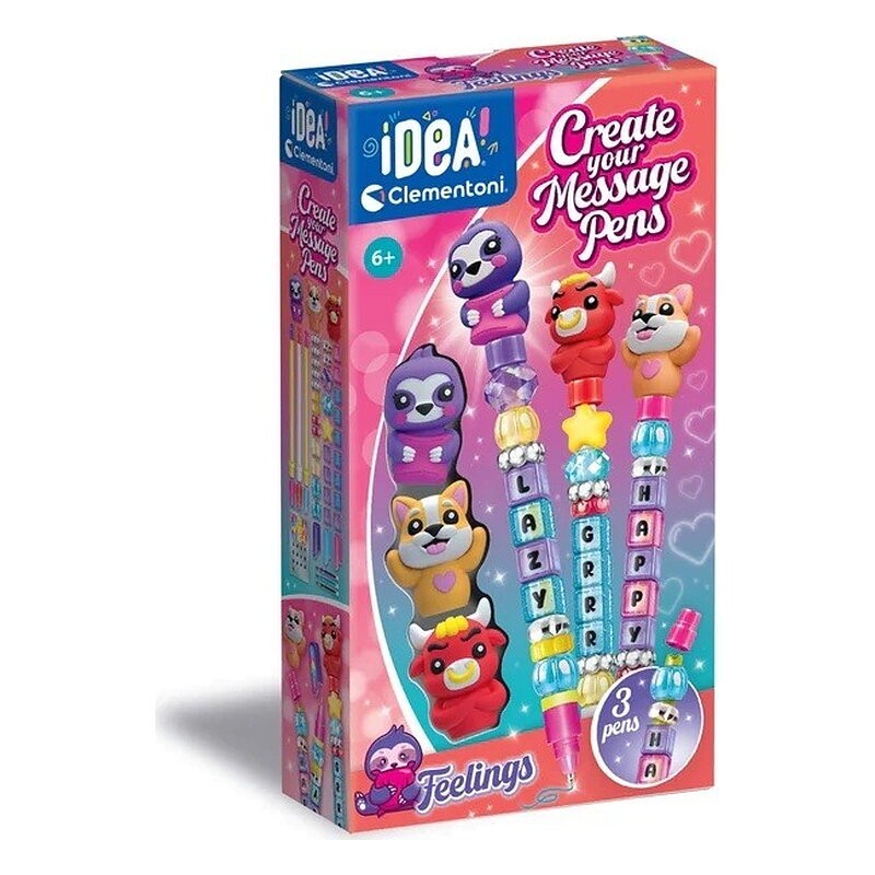 IDEA CLEMENTONI - MINI LABORATORIO CREA TUS BOLIGRAFOS CON MENSAJE
