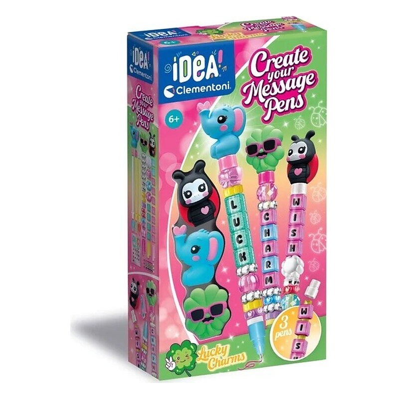 IDEA CLEMENTONI - MINI LABORATORIO CREA TUS BOLIGRAFOS CON MENSAJE