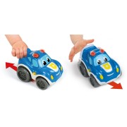 (REACONDICIONADO) BABY CLEMMY - COCHE DE POLICIA RETROFRICCIÓN CON LUCES Y SONIDOS