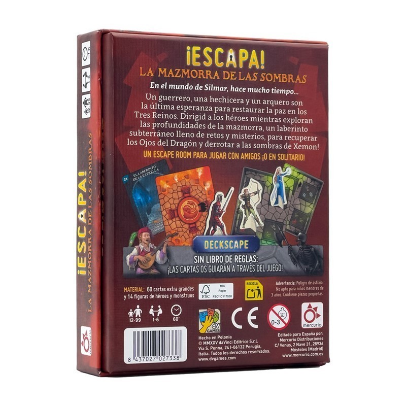 ESCAPA. LA MAZMORRA DE LAS SOMBRAS