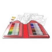 MALETIN 45 PIEZAS PARA COLOREAR CON STICKERS POKEMON