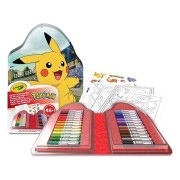 MALETIN 45 PIEZAS PARA COLOREAR CON STICKERS POKEMON