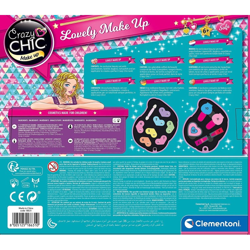 CRAZY CHIC SIRENA SET DE MAQUILLAJE