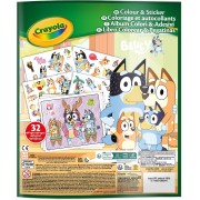 LIBRO PARA COLOREAR + STICKERS BLUEY